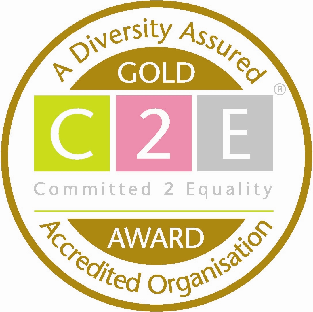 C2E Gold Accreditation Stamp
