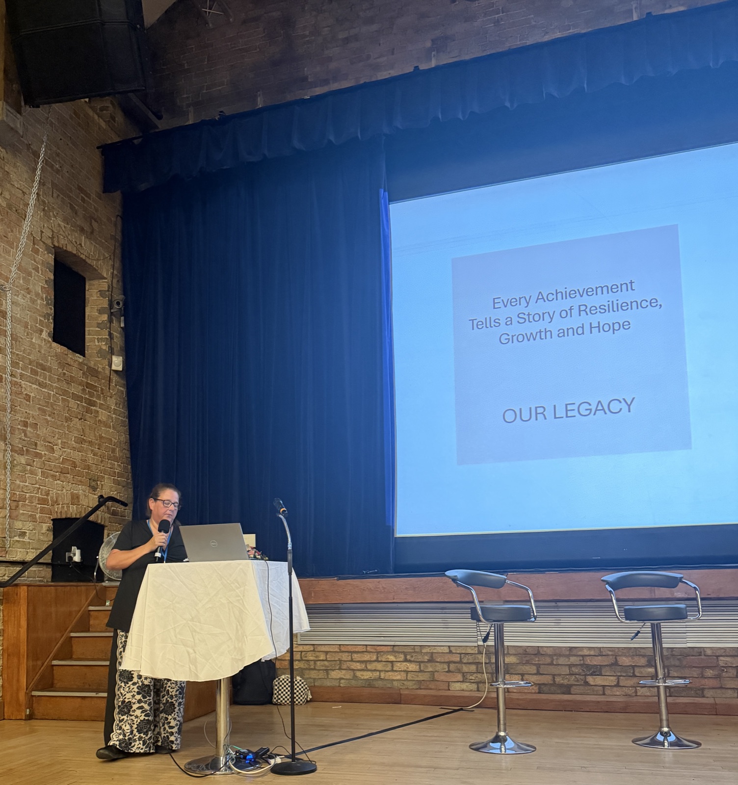 Alison presenting at the SBCH Leaders Forum